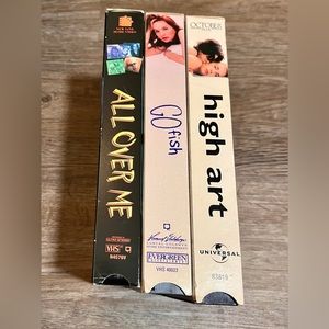 SHOP CLOSING FINAL DROP VHS Bundle LGBTQ All Over Me Go Fish High Art
